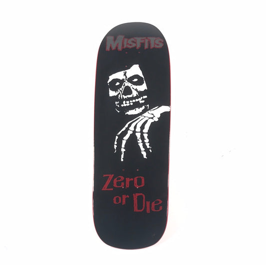 Zero Misfits 1st Edition Out Of 100 Zero Or Die Skull Black/Red 9.5" Skateboard Deck