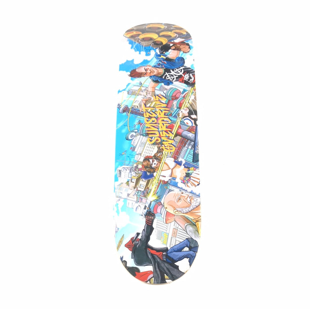 Sunset Overdrive Team Chaos multi 8.0 Skateboard Deck