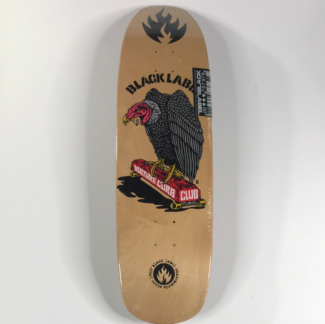 Black Label Vulture Curb Club 9.0 Skateboard Deck