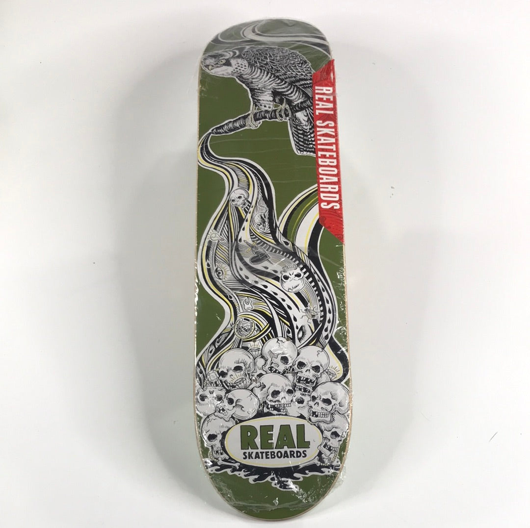 Real Mary Joy Scott Owl Rolling Oval Remix Project Limited Edition Green Skateboard deck