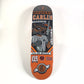 Mystery Jimmy Carlin Undefeated orange 8.125 Skateboard Deck