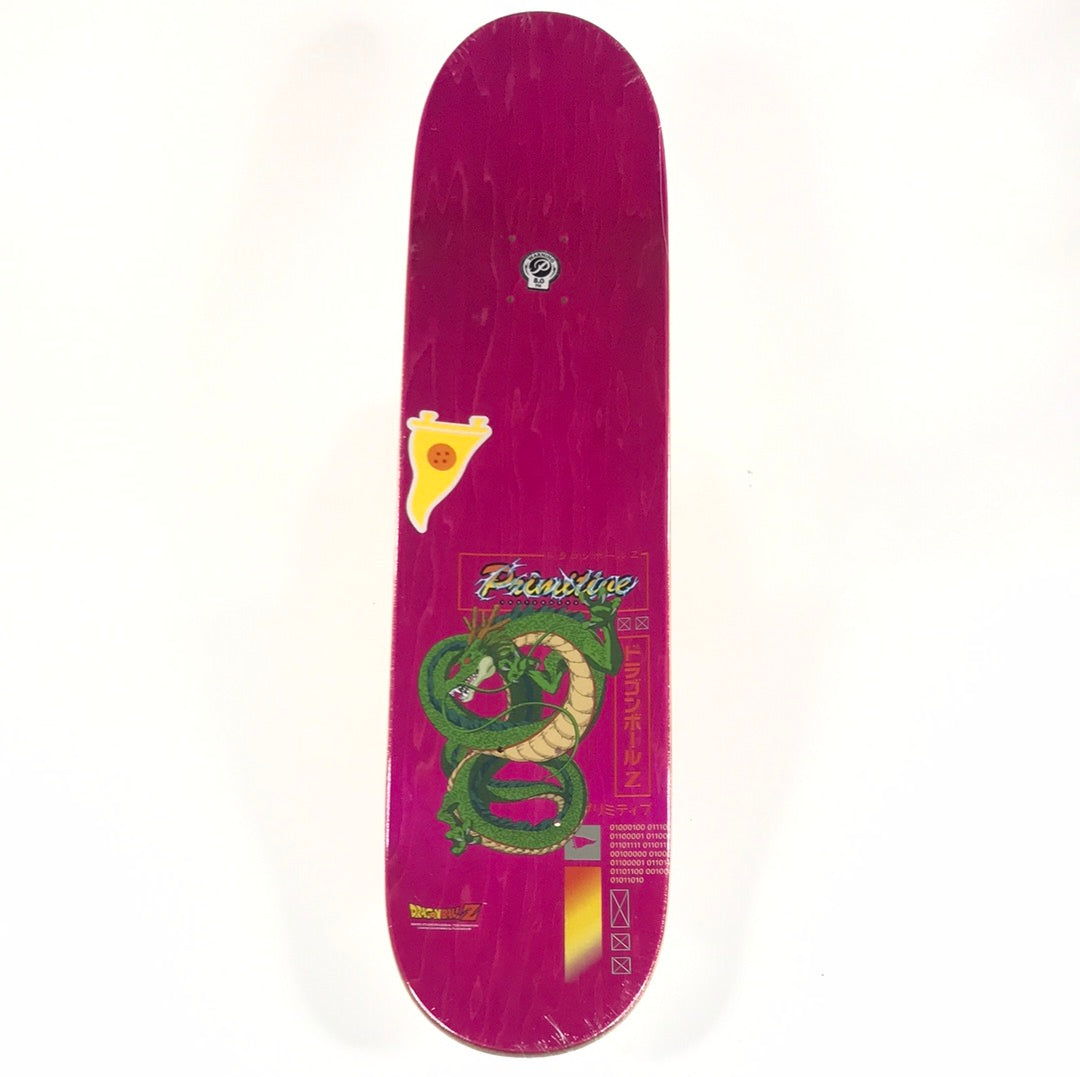 Primitive x Dragon Ball Z Carlos Ribeiro Buu Pink 8.0 Skateboard Deck