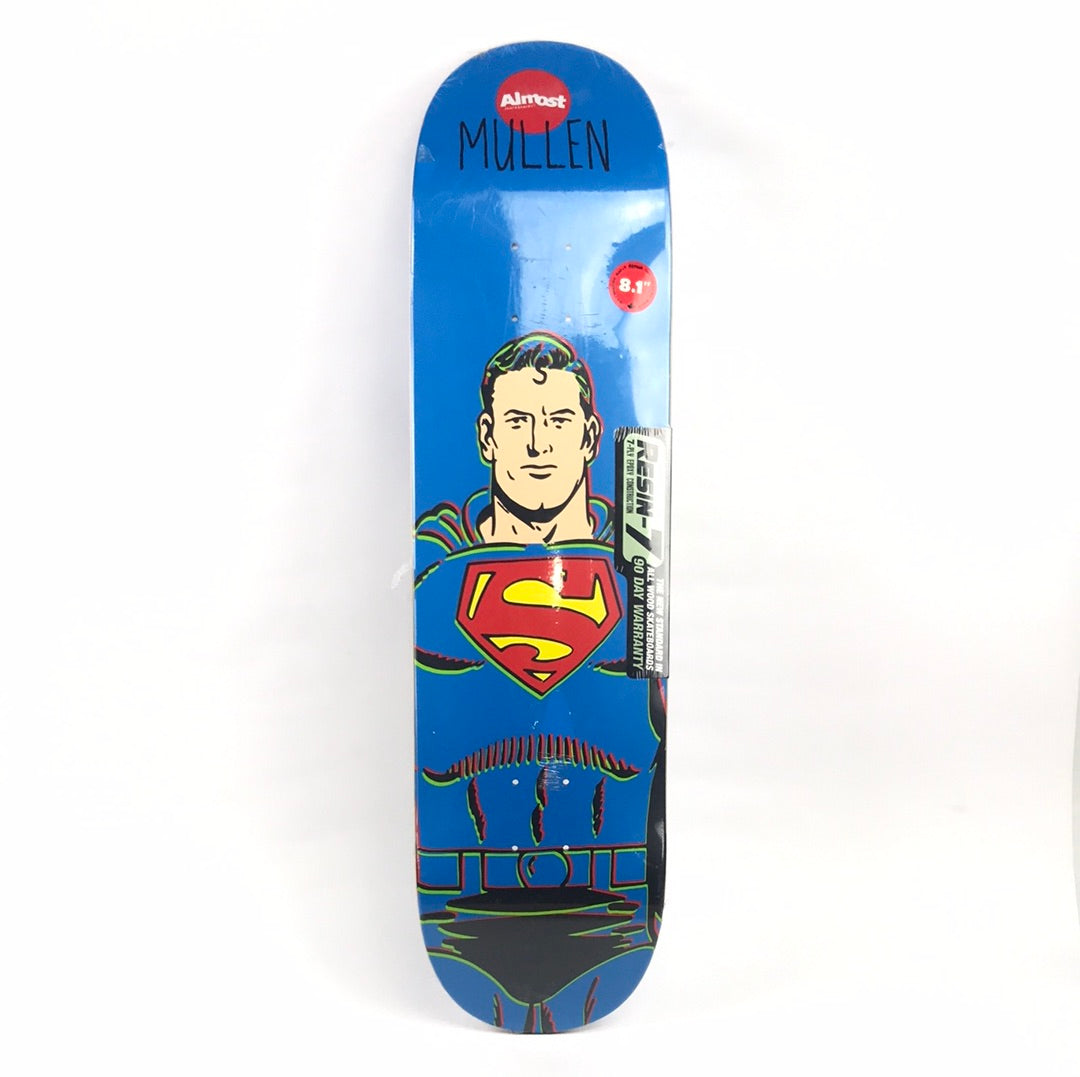 Almost Rodney Mullen Superman Blue 8.1'' Skateboard Deck