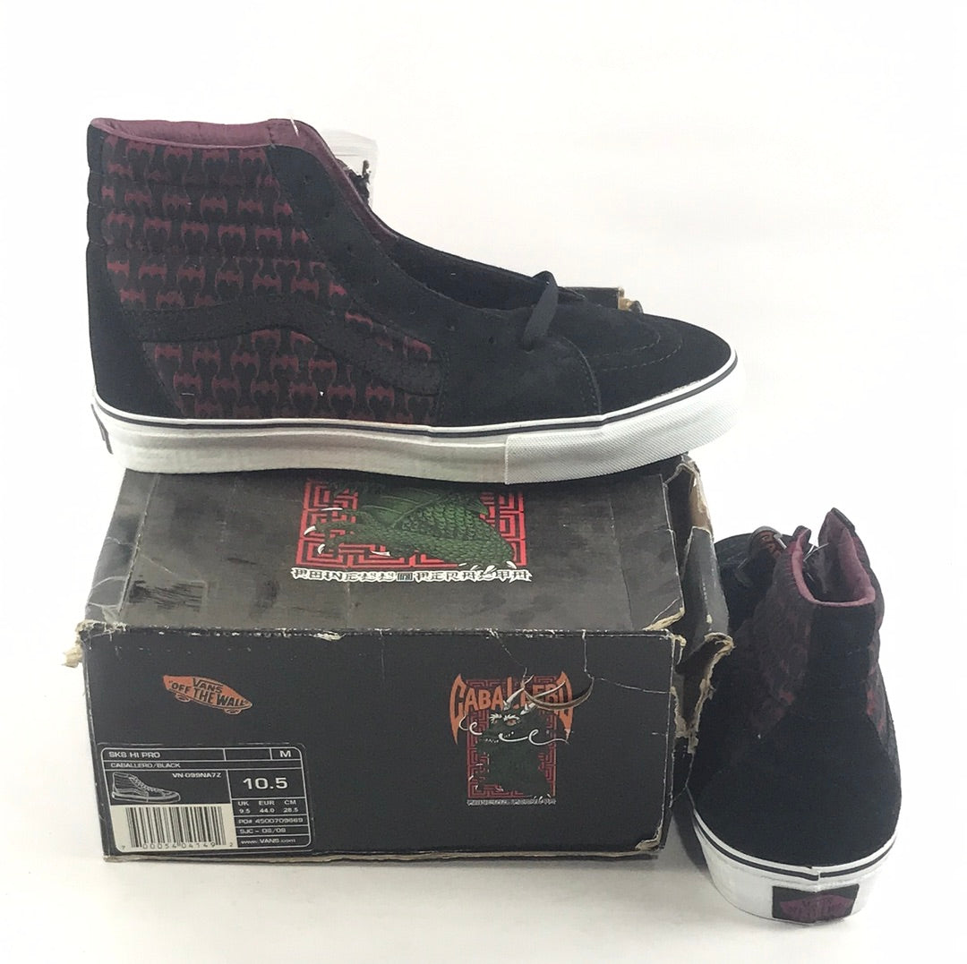Vans Sk8 Hi Pro Cabellero/Black U.S. Mens Size 10.5 Shoes