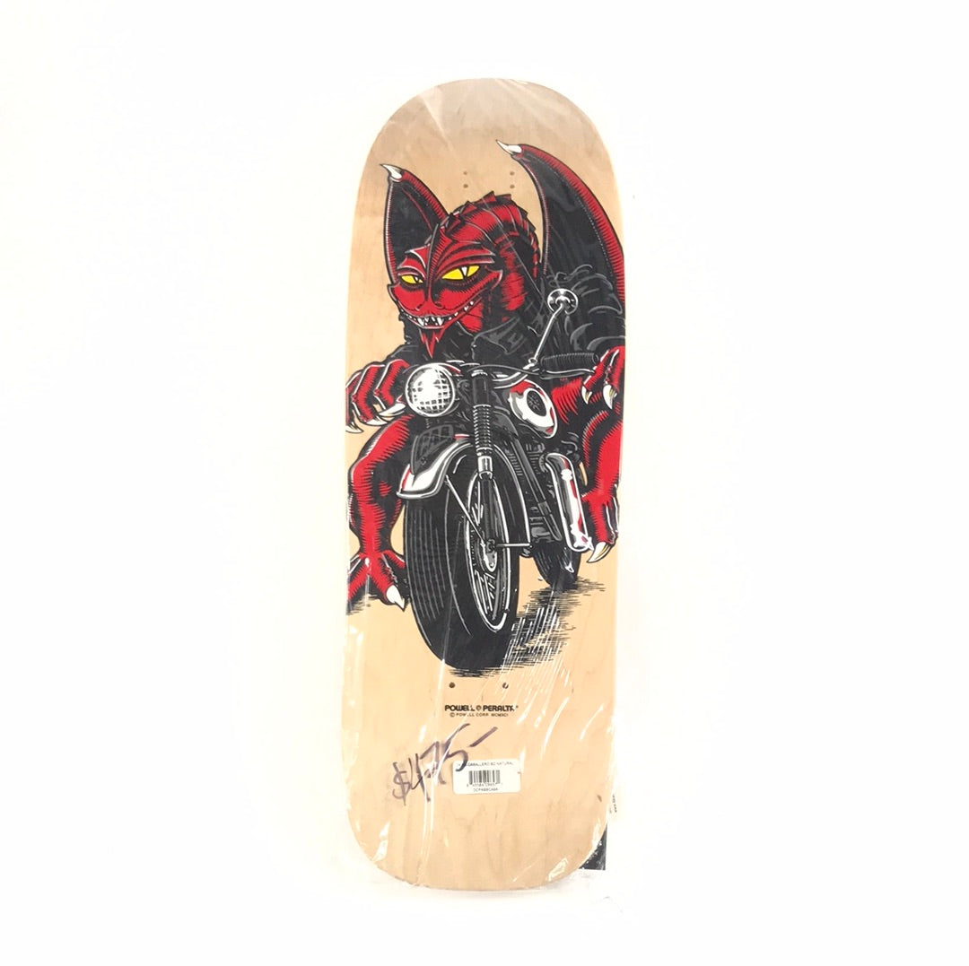 Powell Peralta Steve Caballero Dragon Motorcycle Wood Grain 9.5 Skateboard Deck