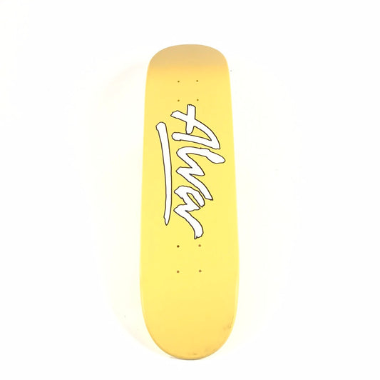 Alva Team Yellow/White 7.6 Skateboard Deck