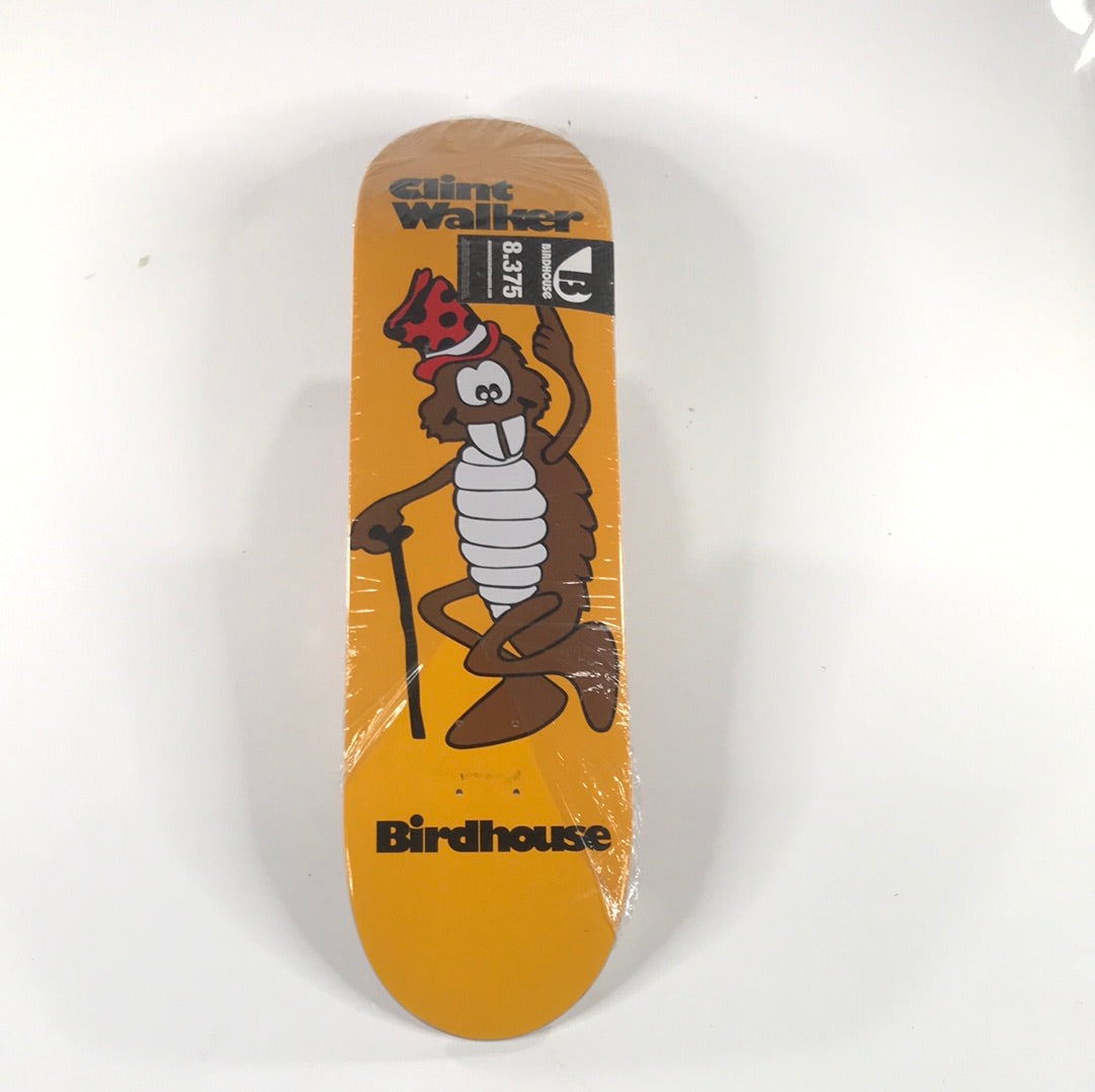 Birdhouse Clint Walker Termite Yellow 8.375 Skateboard Deck