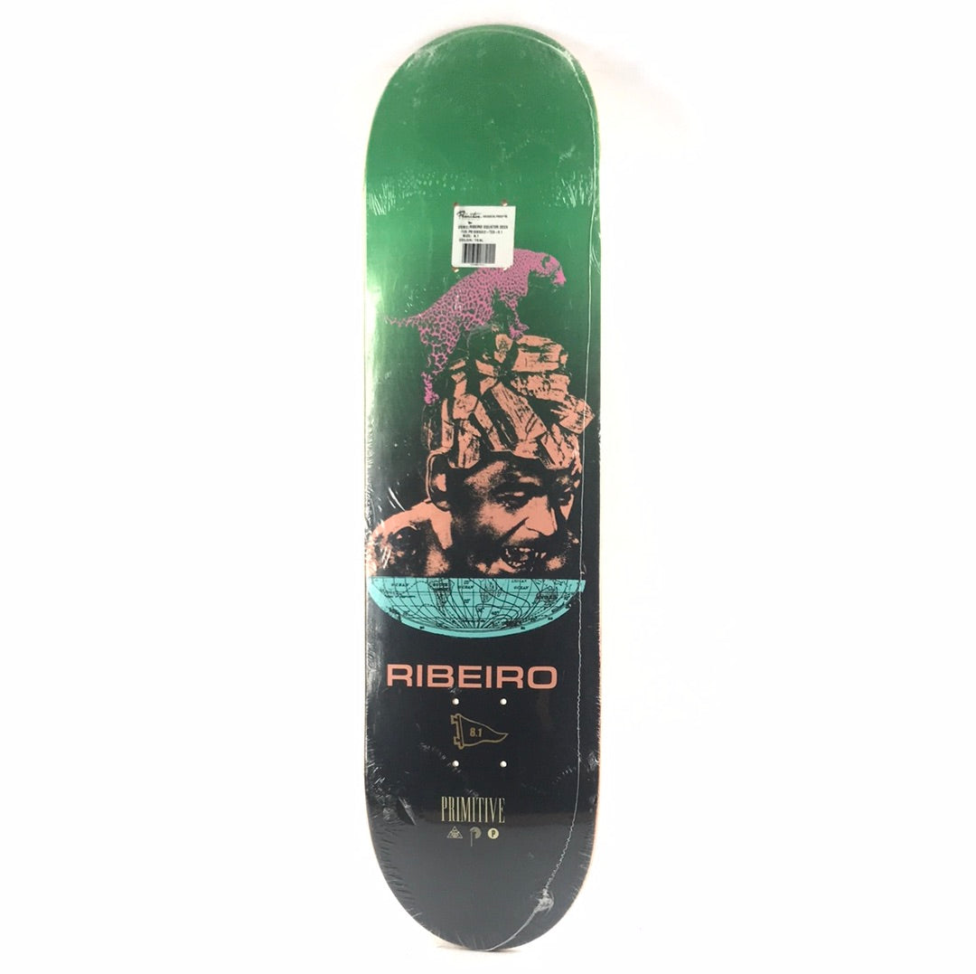 Primitive Carlos Ribeiro Leopard Green/Black 8.1'' Skateboard Deck