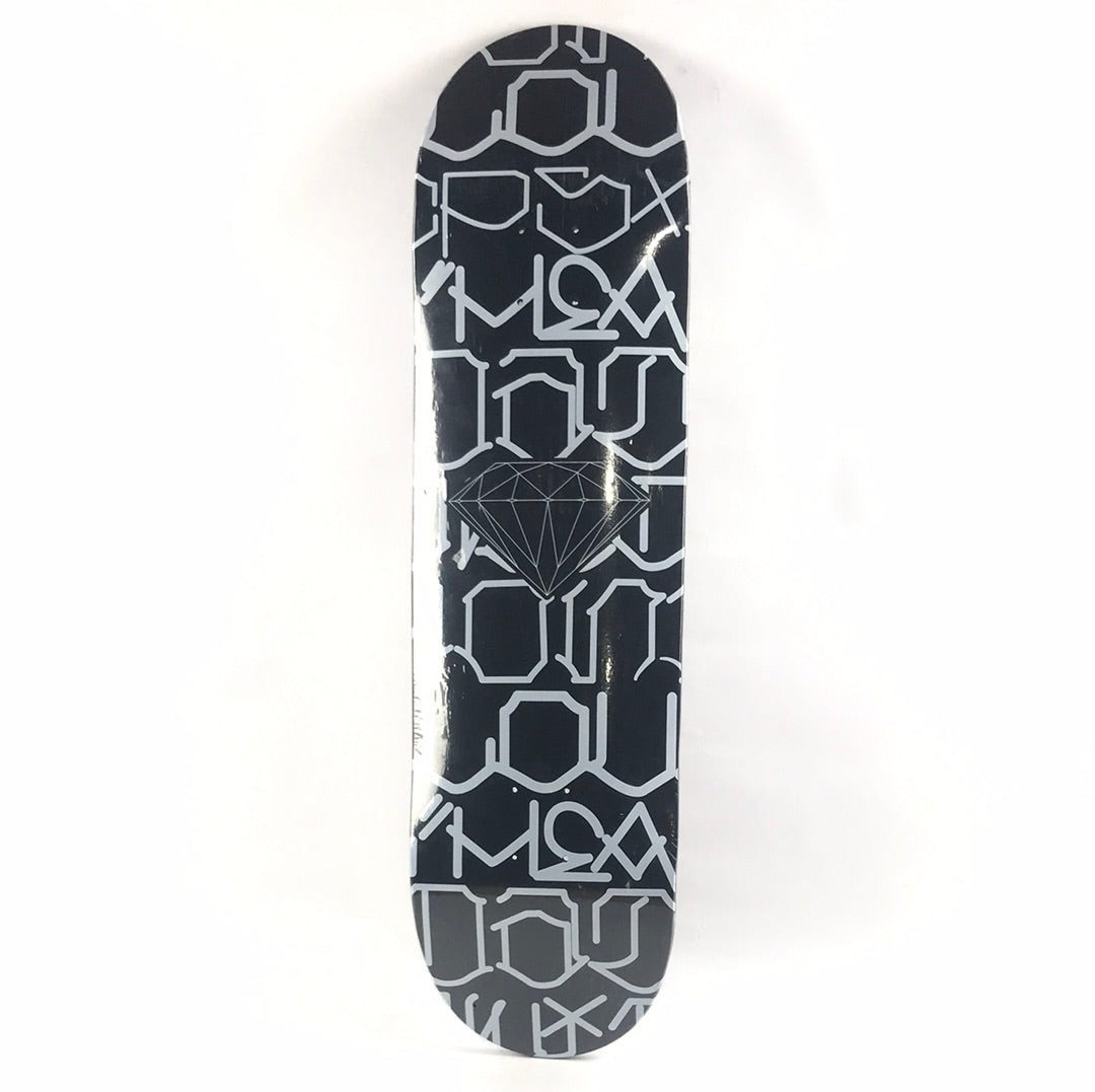 Diamond x Big Sleep Black/White 8.25" Skateboard Deck