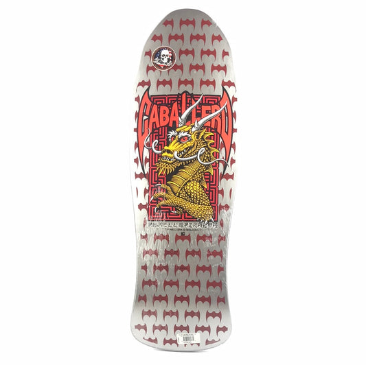 Powell Peralta Steve Caballero Dragon Silver/Red 9.625" Skateboard Deck