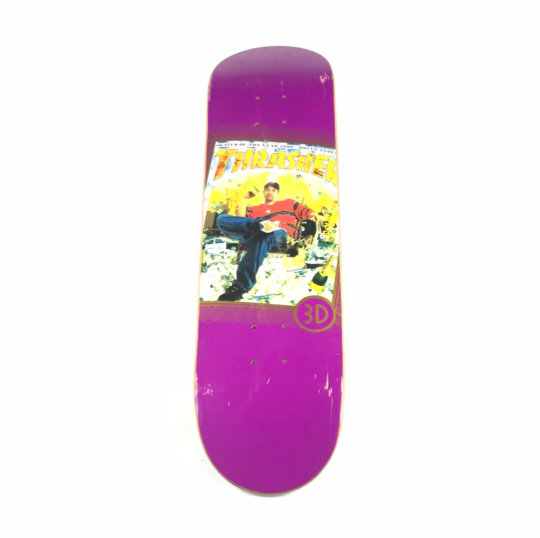 3D Skateboards - Brian Anderson SOTY - Skateboard deck 8.0"