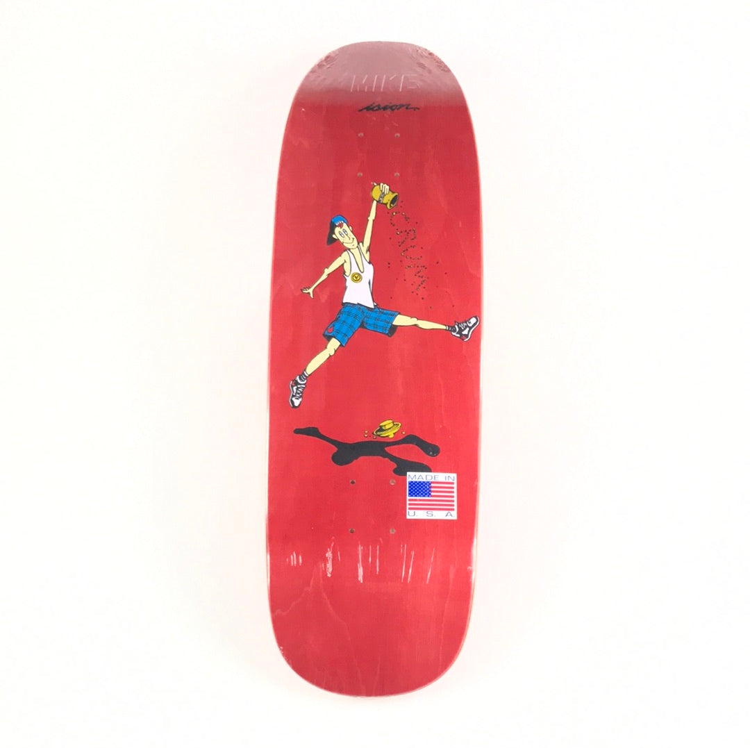 Vision Mike Crum Nike Parody Red 9.0 Skateboard deck