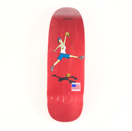 Vision Mike Crum Nike Parody Red 9.0 Skateboard deck