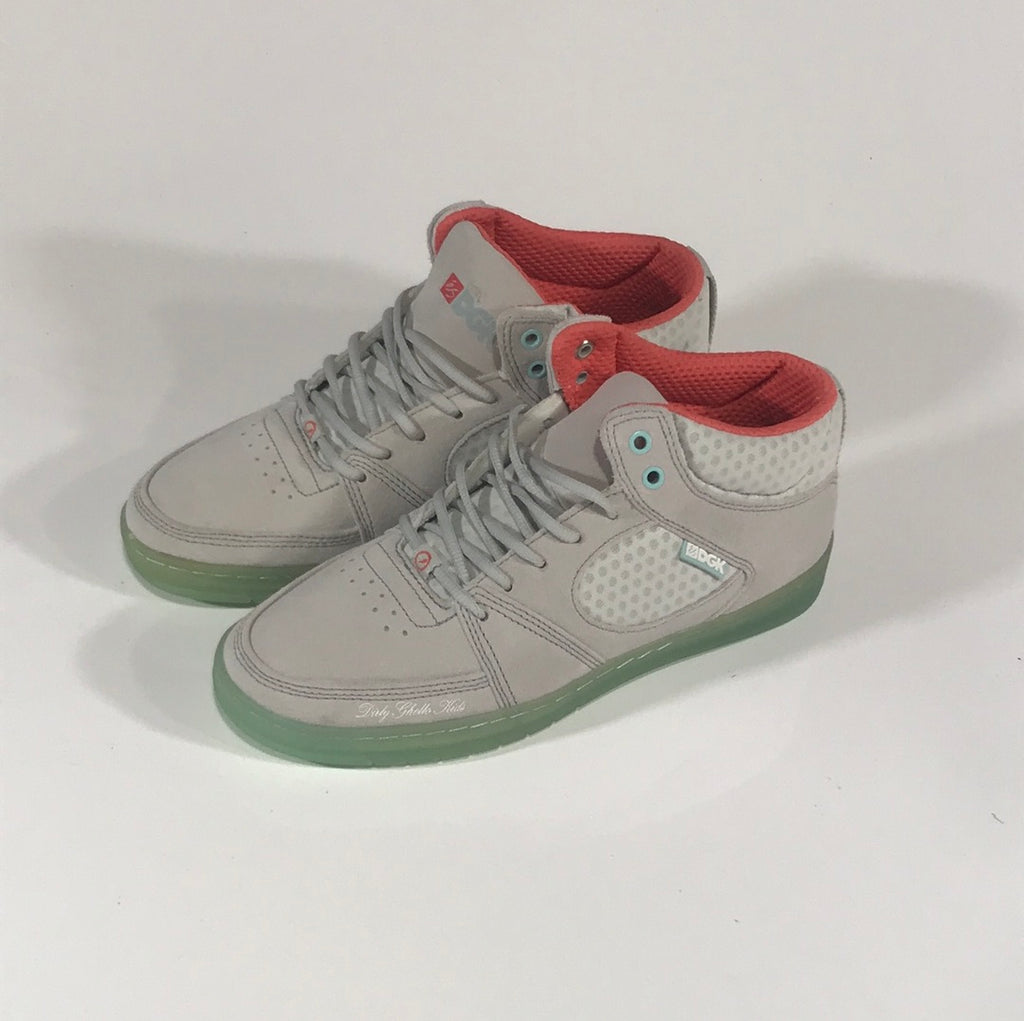 Skate Shoes Es Dgk Shoes ES Accel Slim Mid X DGK Grey With Clear