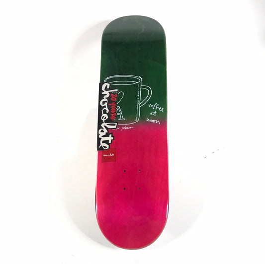 Chocolate Marc Johnson Coffee At Noon Green/Pink 8.125'' Skateboard Deck