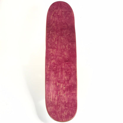 Roger Team Smiley Face white 8.0 Skateboard Deck