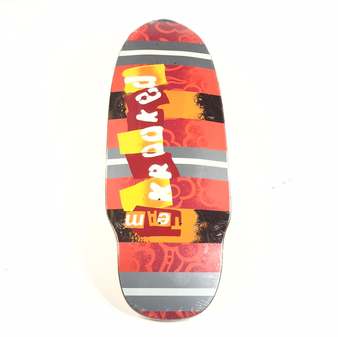 Krooked Team Rat Stick Red/Multi 10.2" Skateboard Deck