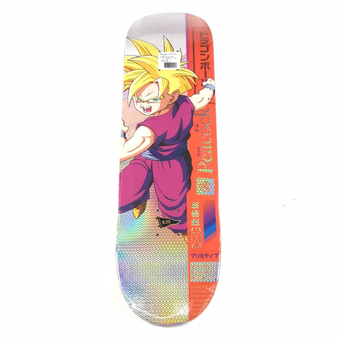 Primitive Brian Peacock Dragon Ball Z Gohan Multi Skateboard Deck