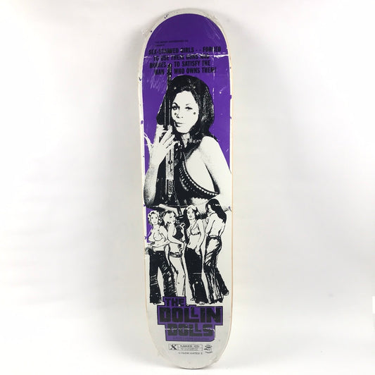 Baker Dustin Dollin Dolls Purple/White 8.0'' Skateboard Deck