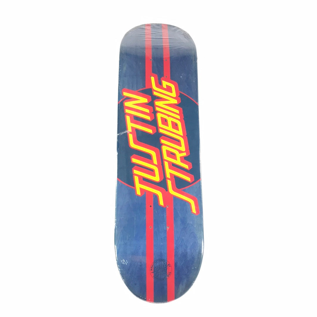 Santa Cruz Justin Strubing Pro Dot Power Play Blue 8.3 Skateboard Deck