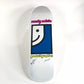 Prime Randy Calvin Goodwill Graphics White 9 3/8 Singed Skateboard Deck