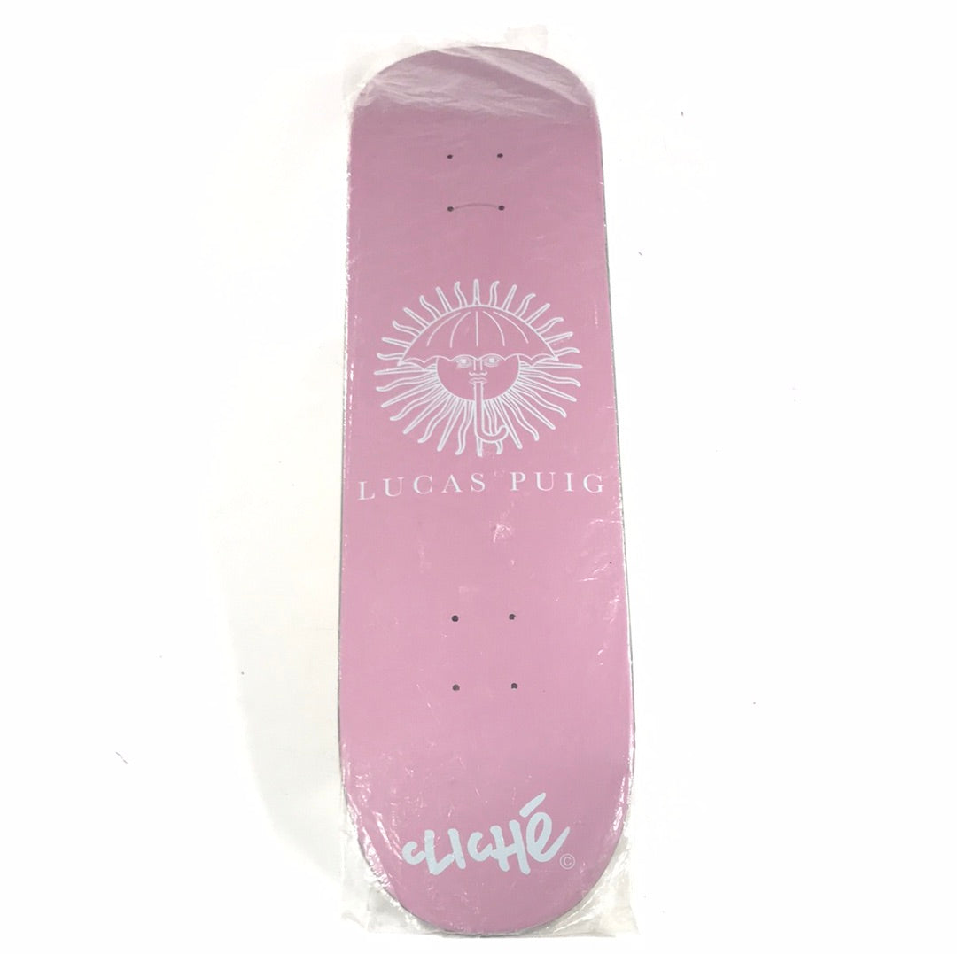Cliche Lucas Puig Helas Caps Sun Pink 8.25 Skateboard Deck