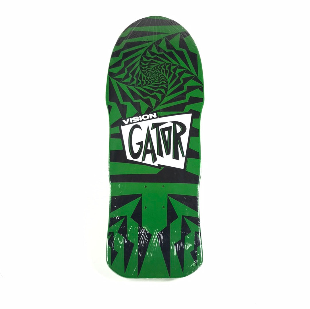 Vision Gator Classic Green 10'' Skateboard Deck