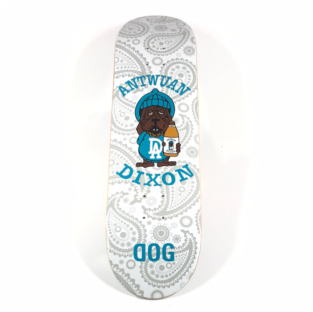 Dog Antwuan Dixon Dog 40oz White 8.25 Skateboard Deck