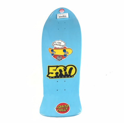 Santa Cruz Simpsons Bart Slasher Blue 9.8'' Skateboard Deck 2012 Release