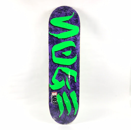 Baker Nuge Weed Leaf Purple/Green 8.475 Skateboard Deck