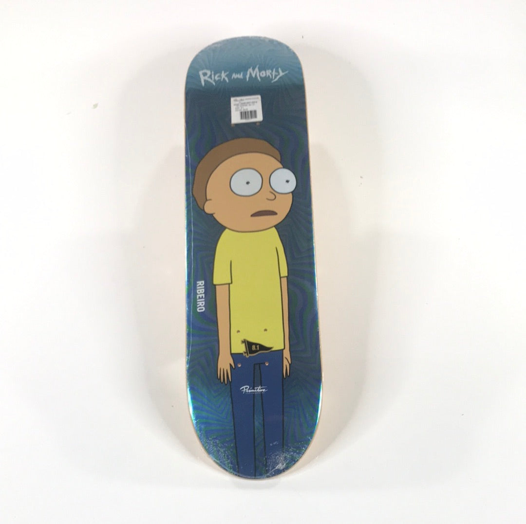 Primitive Rick & Morty Carlos Ribeiro Morty Blue 8.1 Skateboard Deck