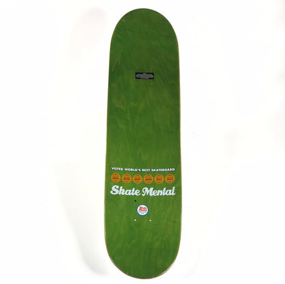 Skate Mental Team Italian Food White 8.25 Skateboard Deck