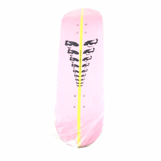 Maxallure Deandre Thebpanya Yellow Stripe Pink 8.75 Gripped Skateboard Deck