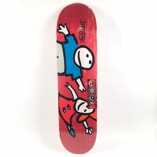 Foundation Whippersnapper Team Red 8.5" Skateboard Deck