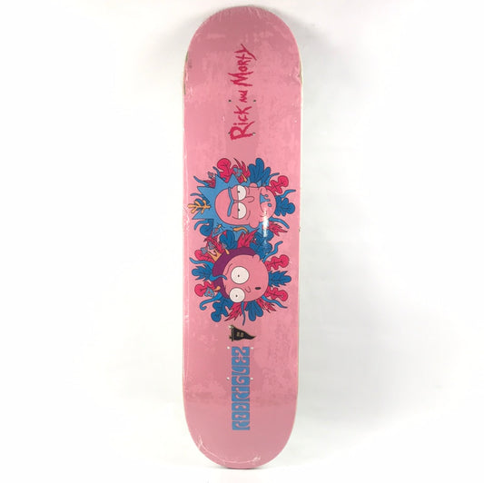 Primitive Paul Rodriguez Rick And Morty Pink 8" Vintage NOS Skateboard Deck
