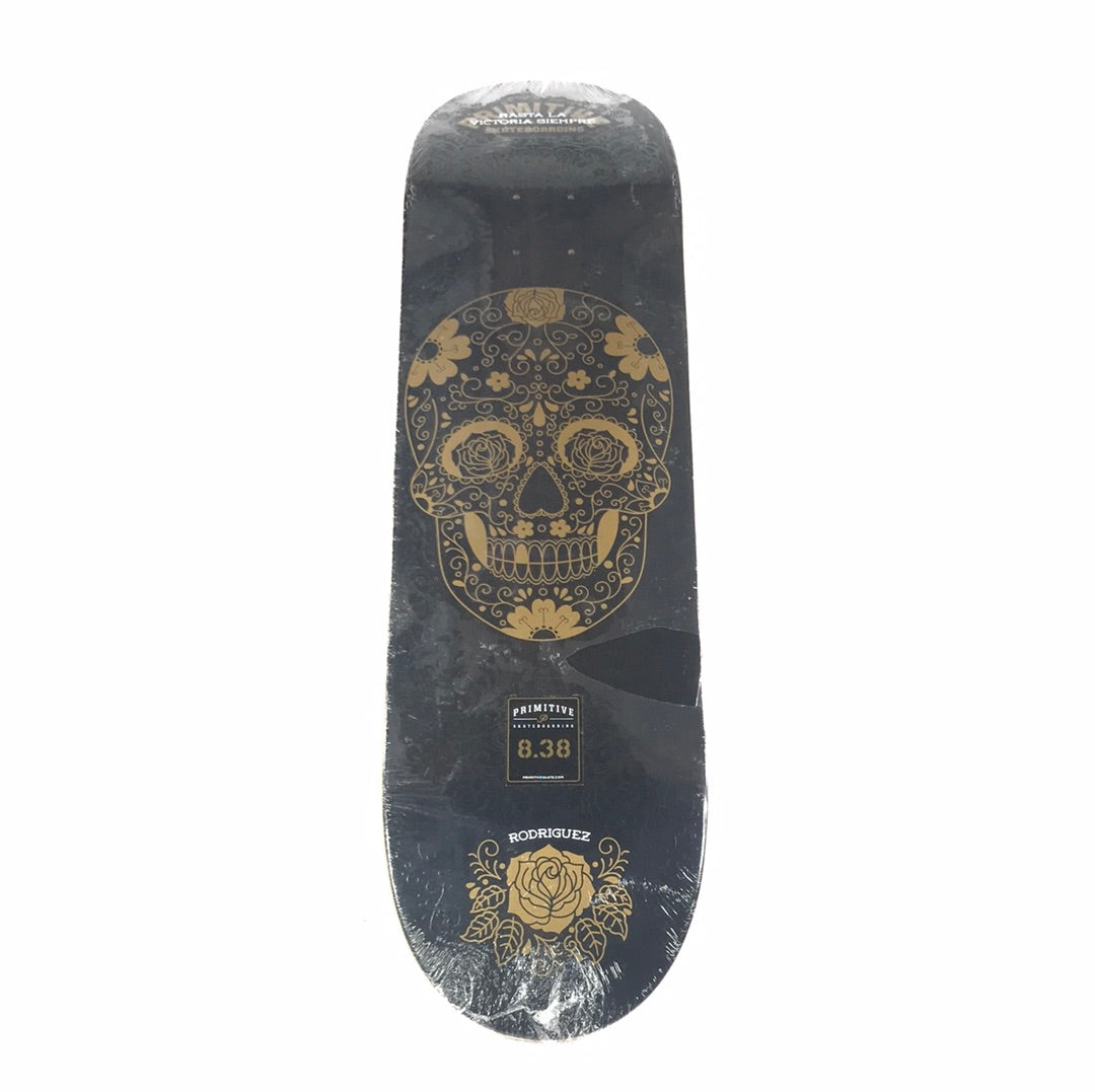 Primitive Paul Rodriguez Skull Black 8.38 Skateboard Deck