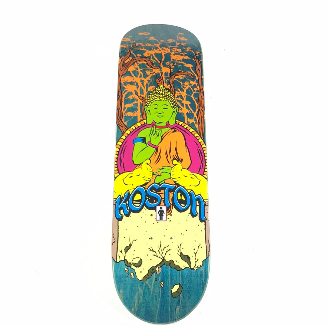 Girl Eric Koston Namaste Multi Color 8.18 Skateboard deck â western-skate-co