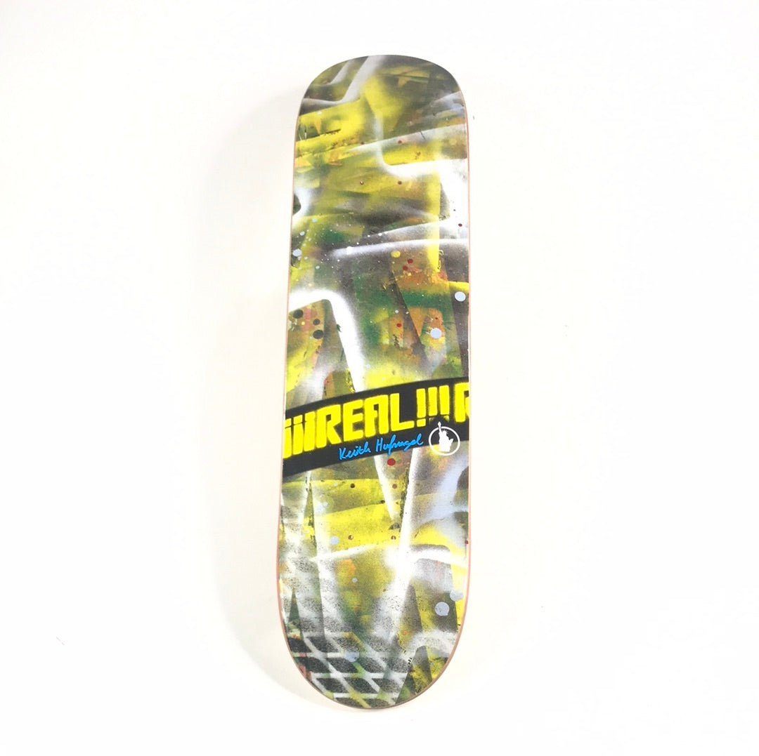 Real Keith Hufnagel Spray Paint Multi 7.75 Skateboard Deck