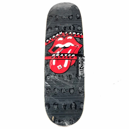 Black Label Team Rolling Stones Acid Grey 8.3" Skateboard Deck