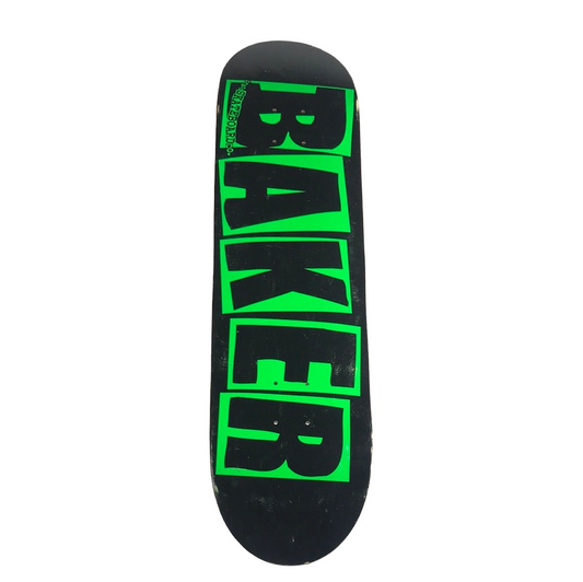 Baker Team Logo Green 8.3 Skateboard Deck
