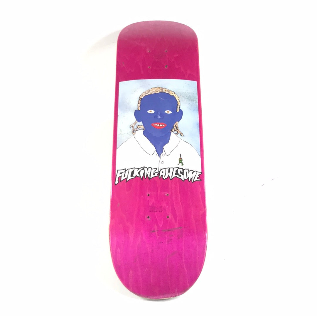 Fucking Awesome Blue Man Gripped Pink 8.25" Skateboard Deck