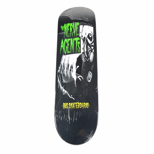 Bus Team Nerve Agents Black 7.75 Skateboard Deck