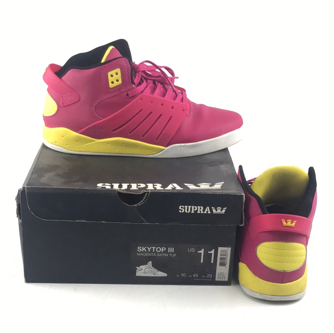 Supra Skytop III Magenta Stain Tuf US Mens Size 11