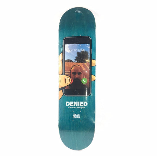 Skate Mental Karsten Kleppan Scuba Steve Denied Blue 8.0'' Skateboard Deck