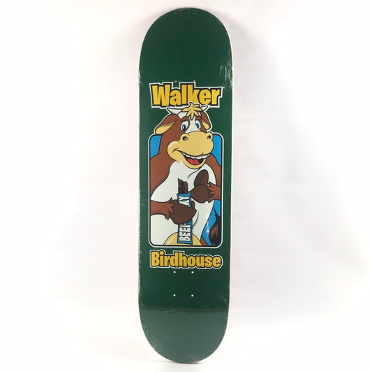 Birdhouse Clint Walker Farmer Cow Green 8.375'' Skateboard Deck