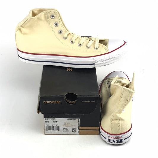 Converse Cons All Star Hi Natural Unbleached White M9162 US Mens Size 8.5 Classic Shoes