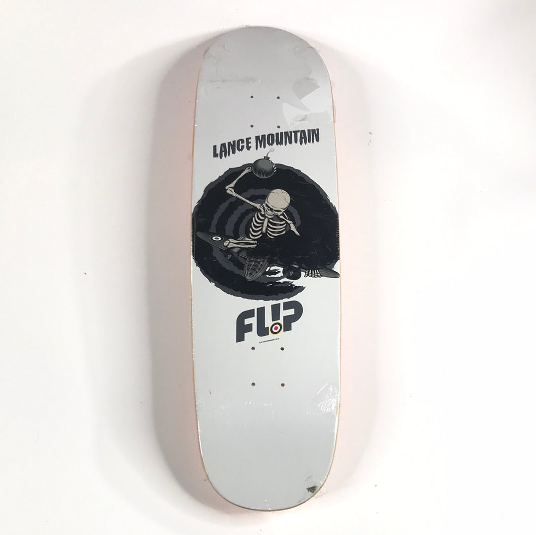 Flip Lance Mountain Bomber White 8.75 Skateboard Deck