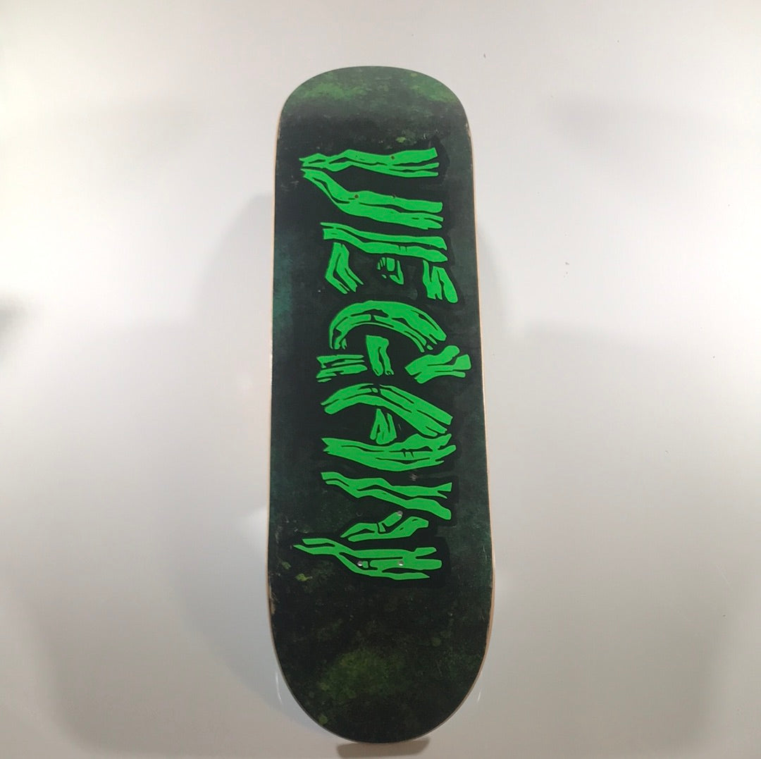 Bacon Vegan Green 9.0 Skateboard Deck