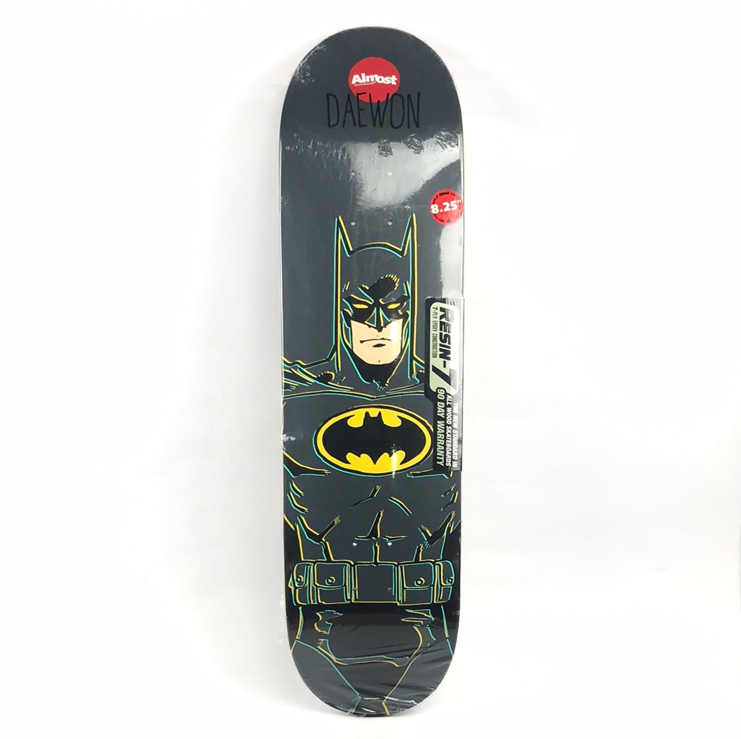 Almost Daewon Song Batman Grey 8.25'' Skateboard Deck