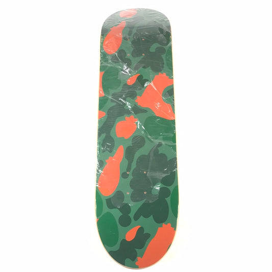 MLCS Team Camo Green/Orange 8.0 Skateboard Deck